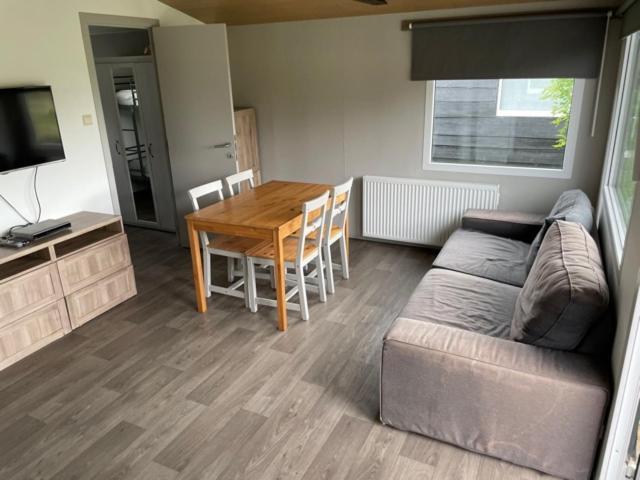 Camping Thalassa Belgische Kust Chalet Bredene Bagian luar foto